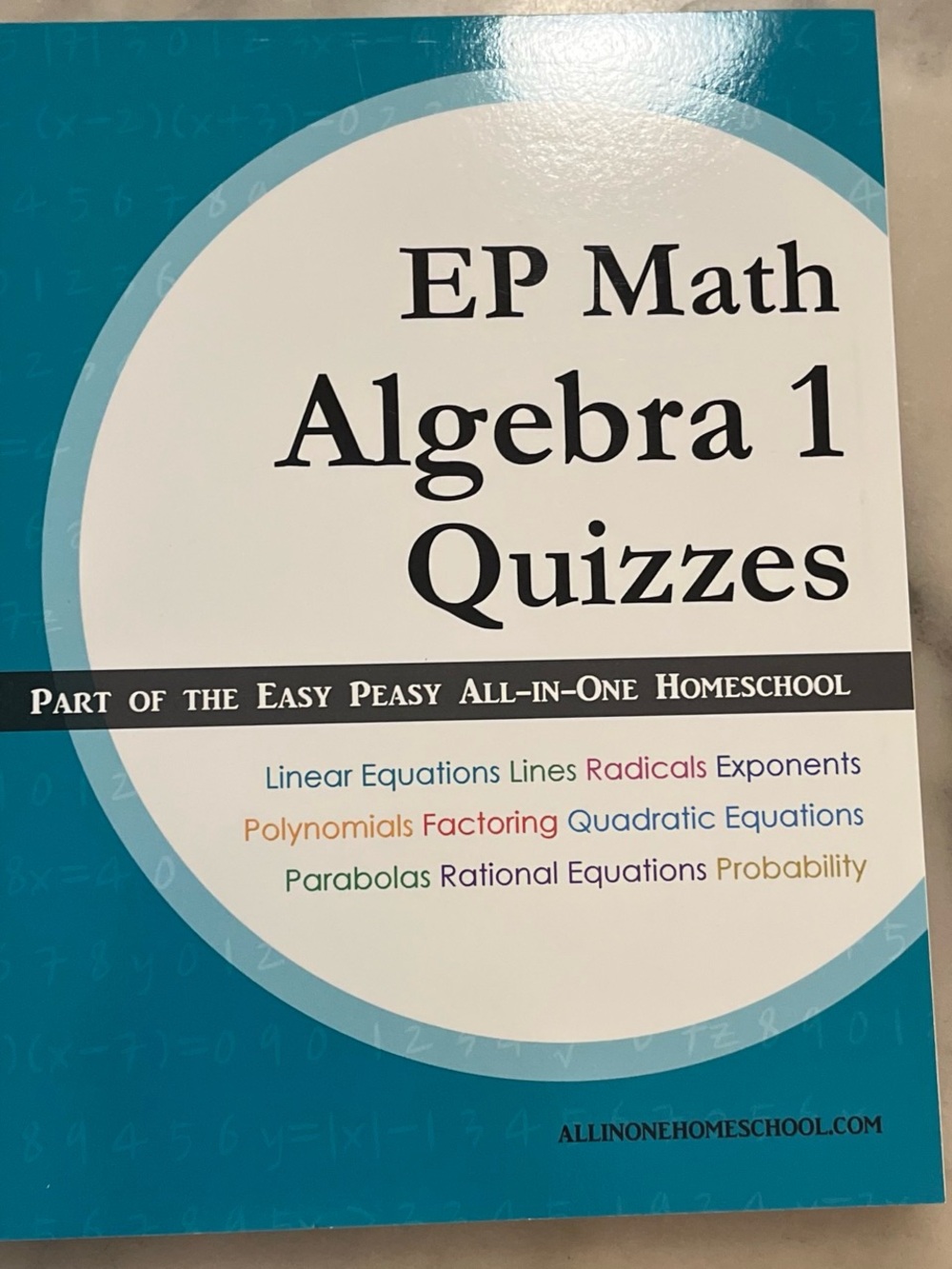 EP Math Algebra 1 Quizzes - Easy Peasy All-in-One Homeschool